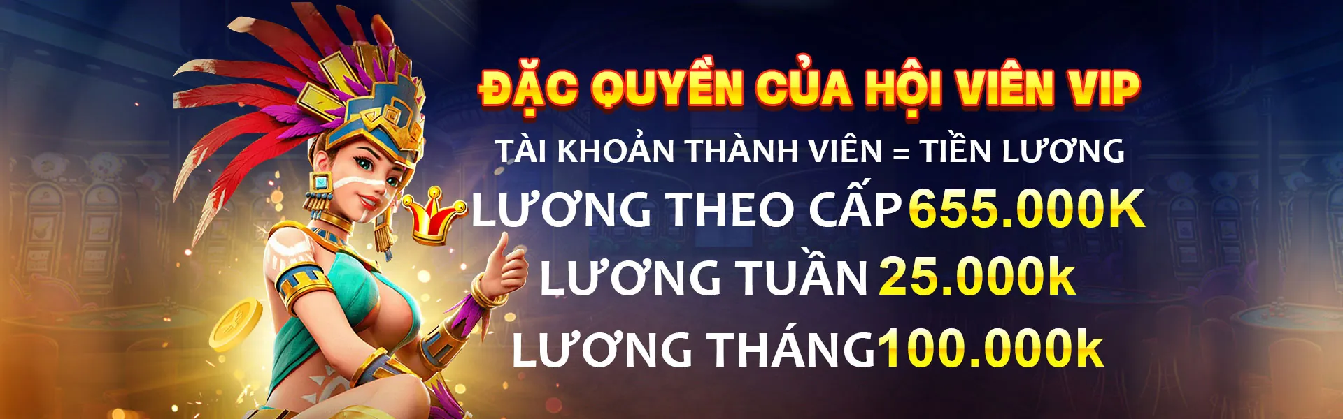 Thành viên VIP acb8 đăng nhập với các đặc quyền độc quyền